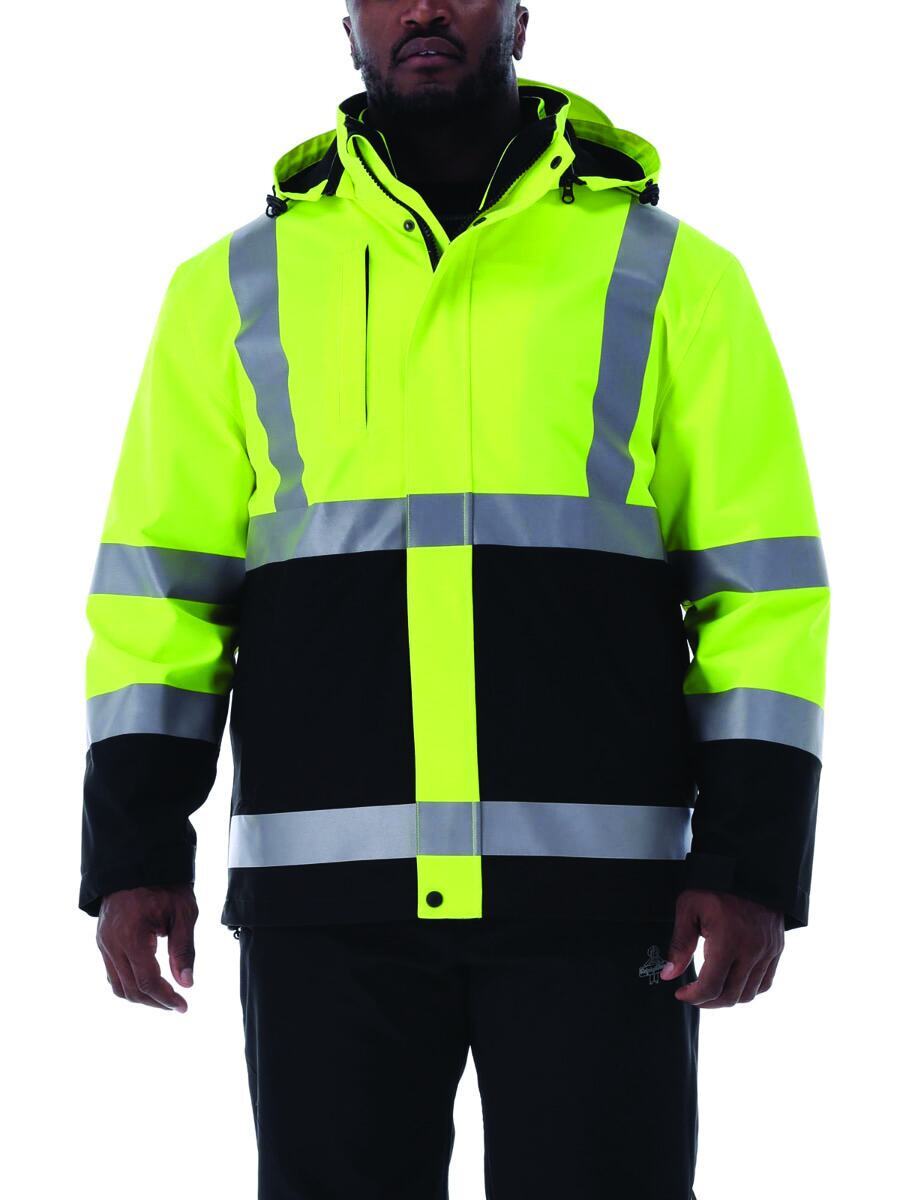 Refrigiwear hivis 3 in 1 rainwear jacket
