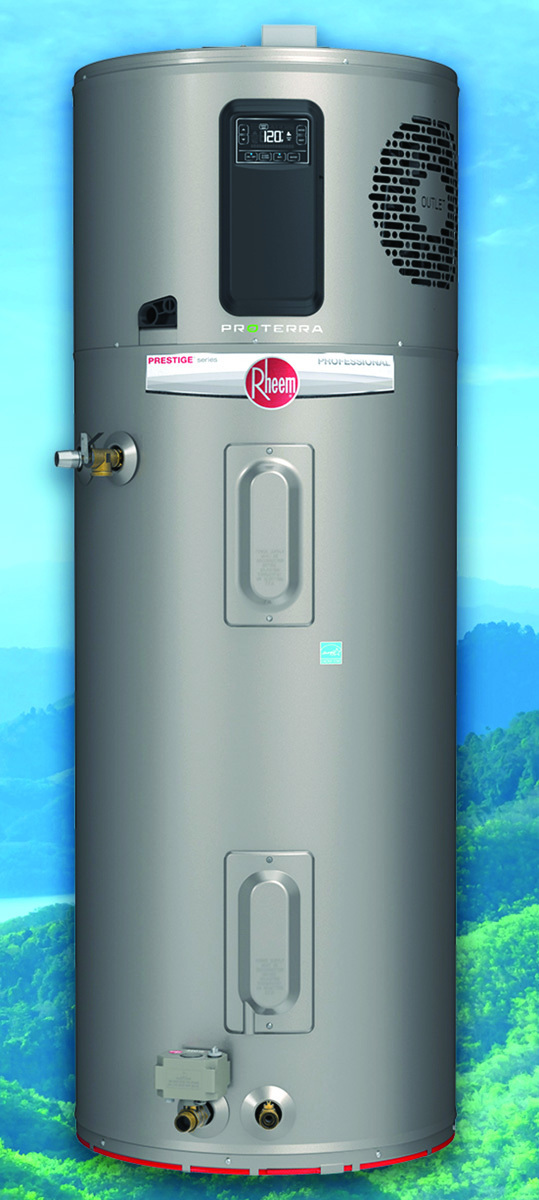 Rheem proterra hybrid electric heat pump water heater