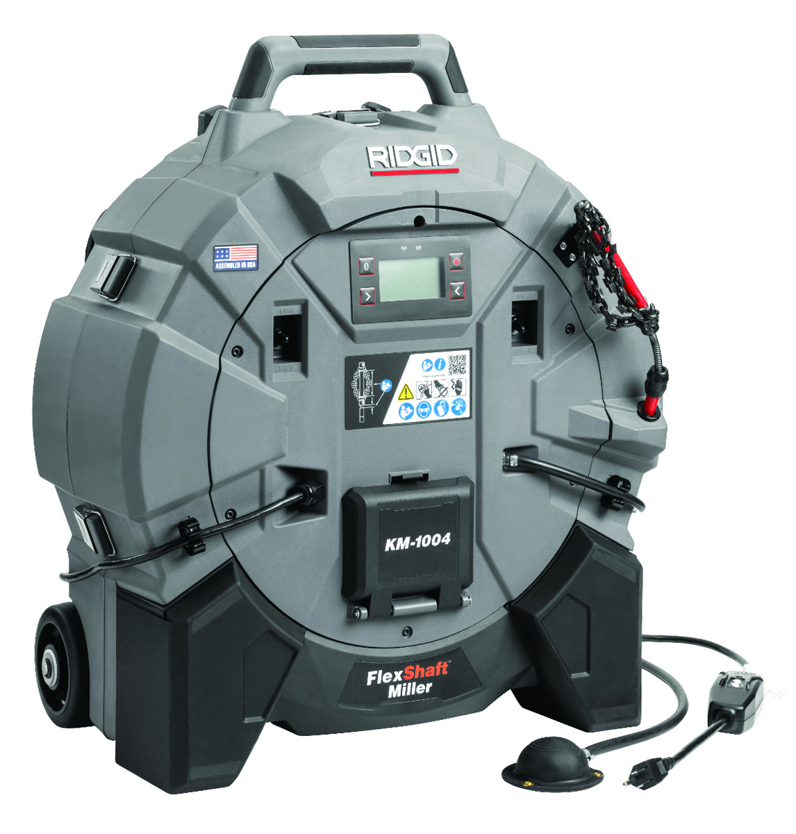 Ridgid flexshaft km 1004 milling machine