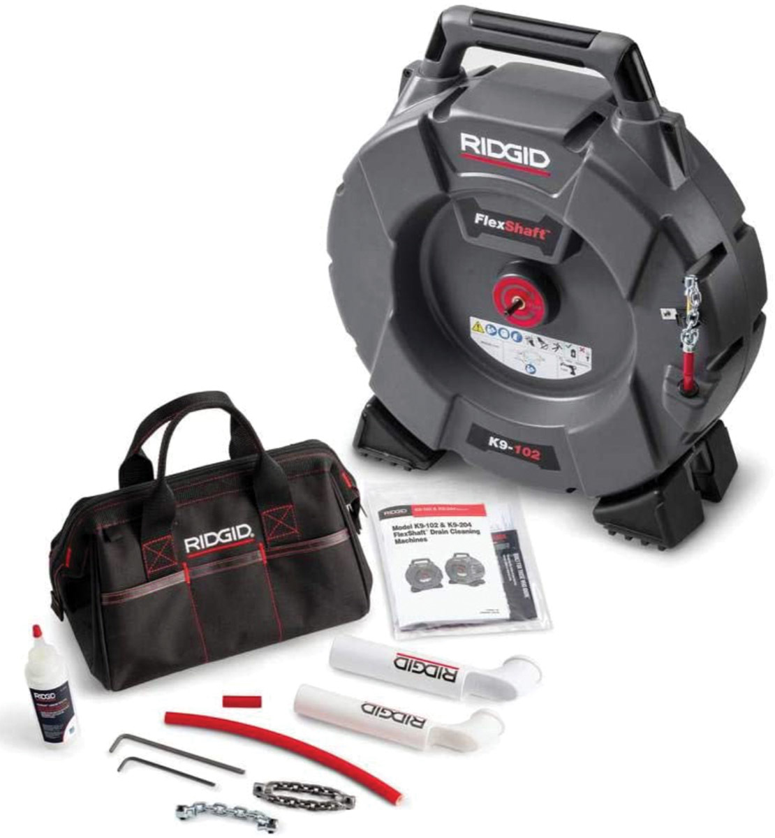 Ridgid k9 102 flexshaft drain cleaning machine