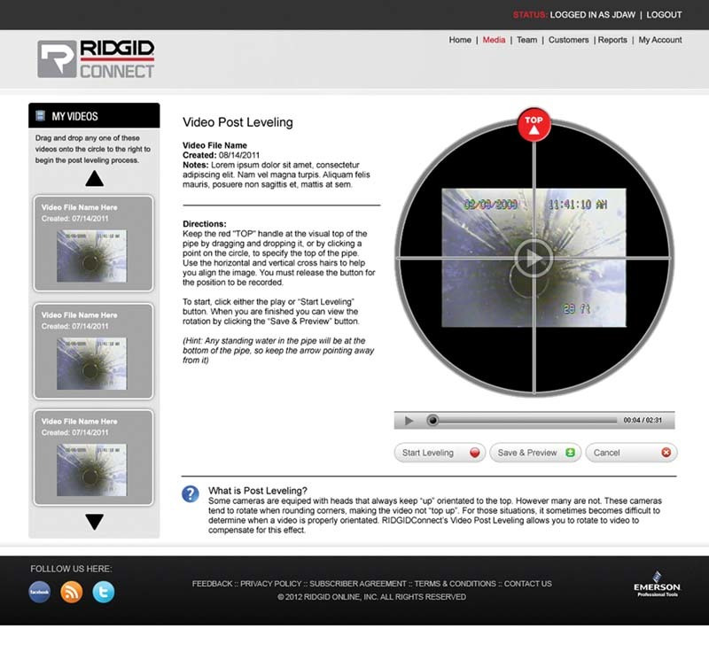 Software - RIDGIDConnect Online Business Tool