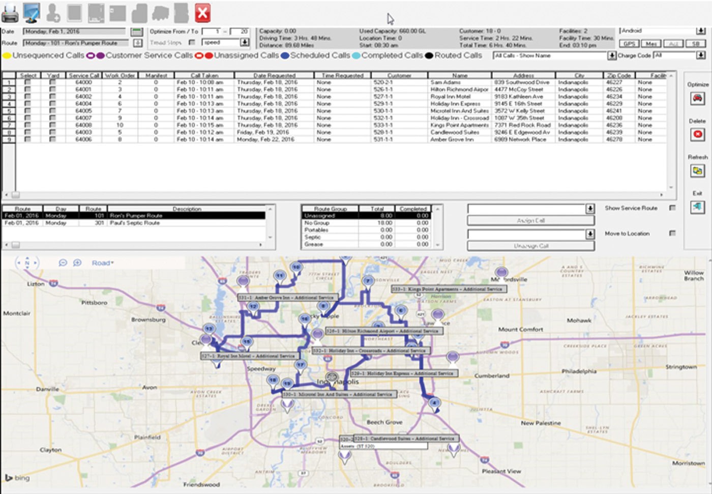 Business Software - RouteOptix software