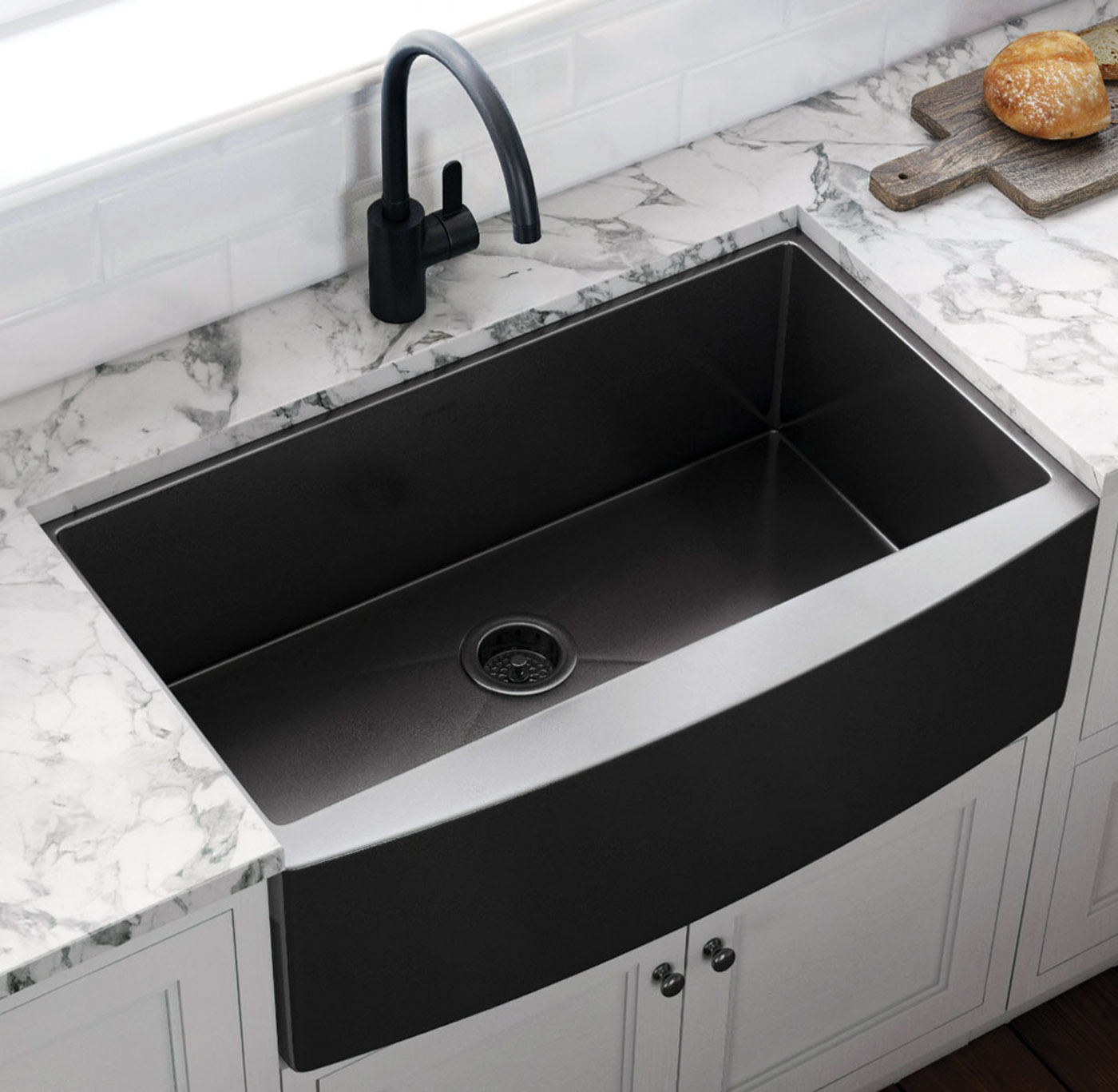 Ruvati terraza farmhouse sinks