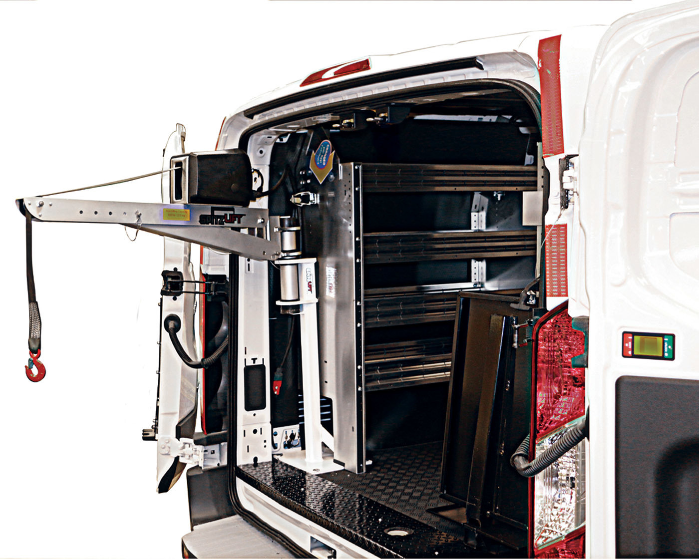 Vans/Van Accessories - SpitzLift 3-foot fold-down crane