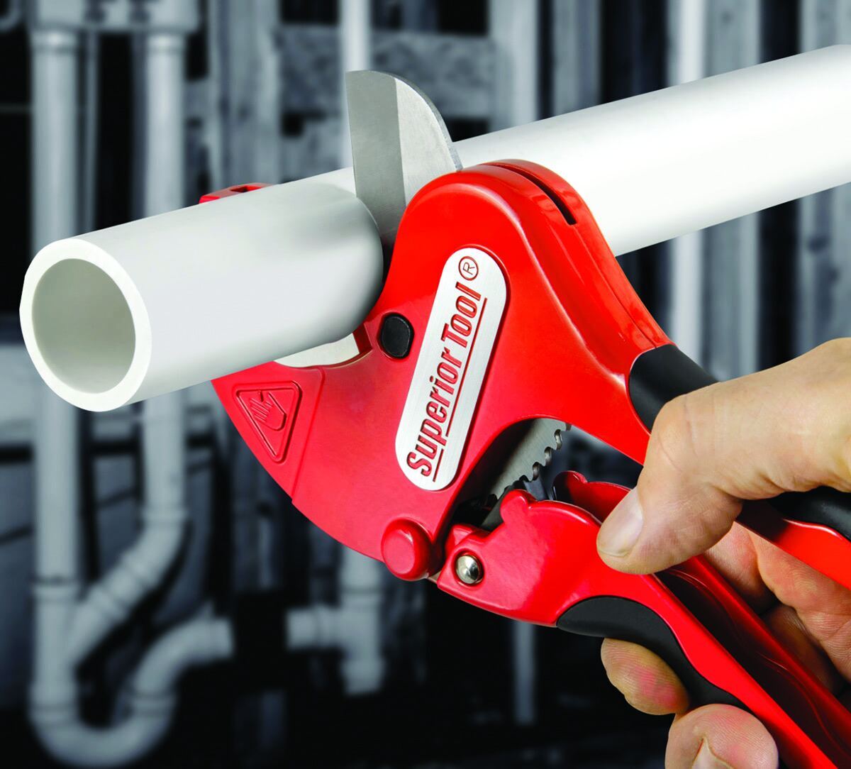 Superior tool pipelok ratcheting pvc cutters