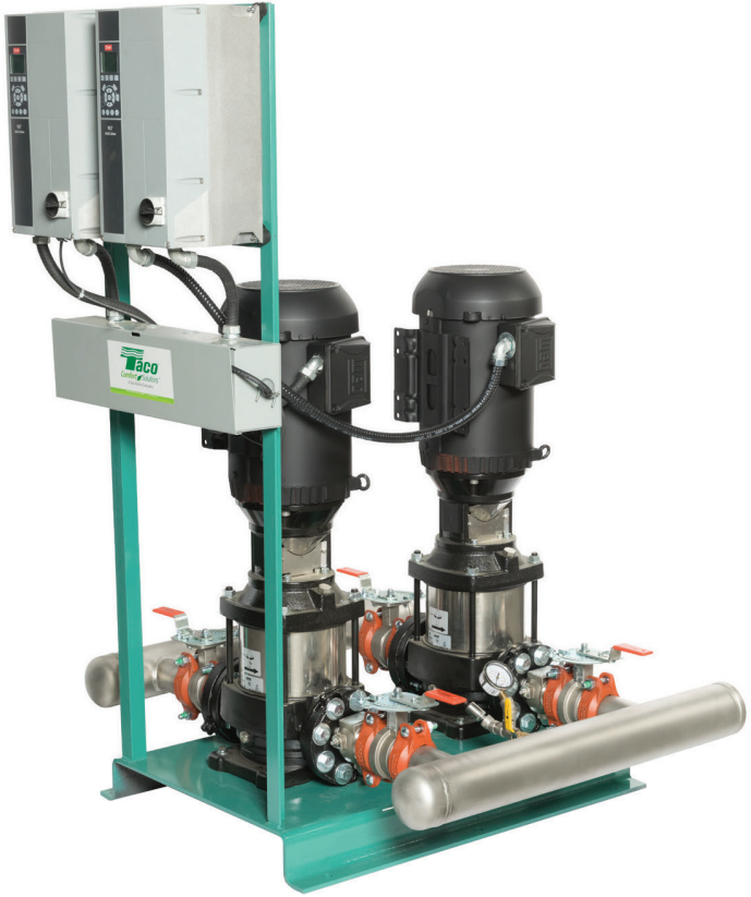 Taco booster pump package