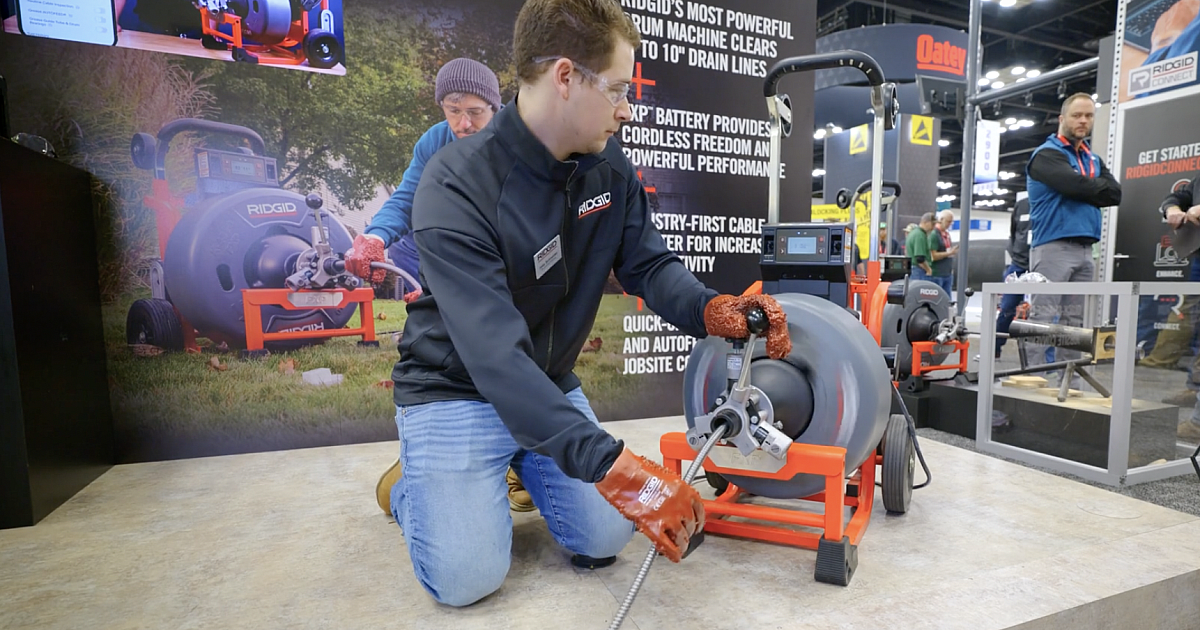 RIDGID K4310 Drum Machine: Power, Specs, and WWETT Demo | Plumber