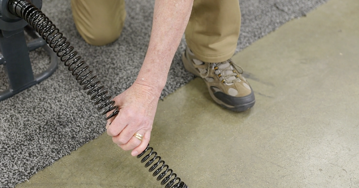 Drain Cleaning Safety: How a Guide Tube Helps You Push the… | Plumber