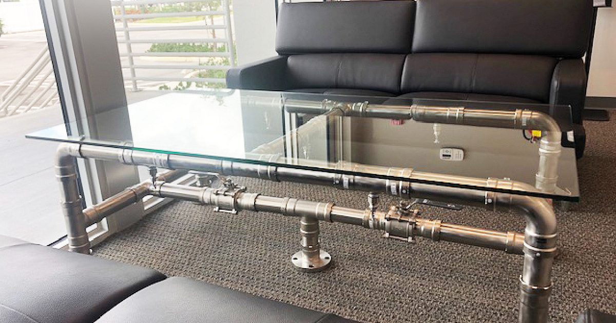 Custom Coffee Tables Showcase Plumbing Fittings | Plumber