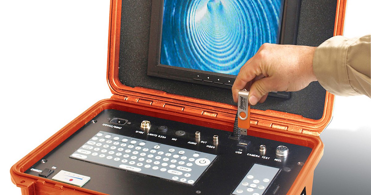 Gen-Eye Inspection System Offers Flash Drive Recording… | Plumber