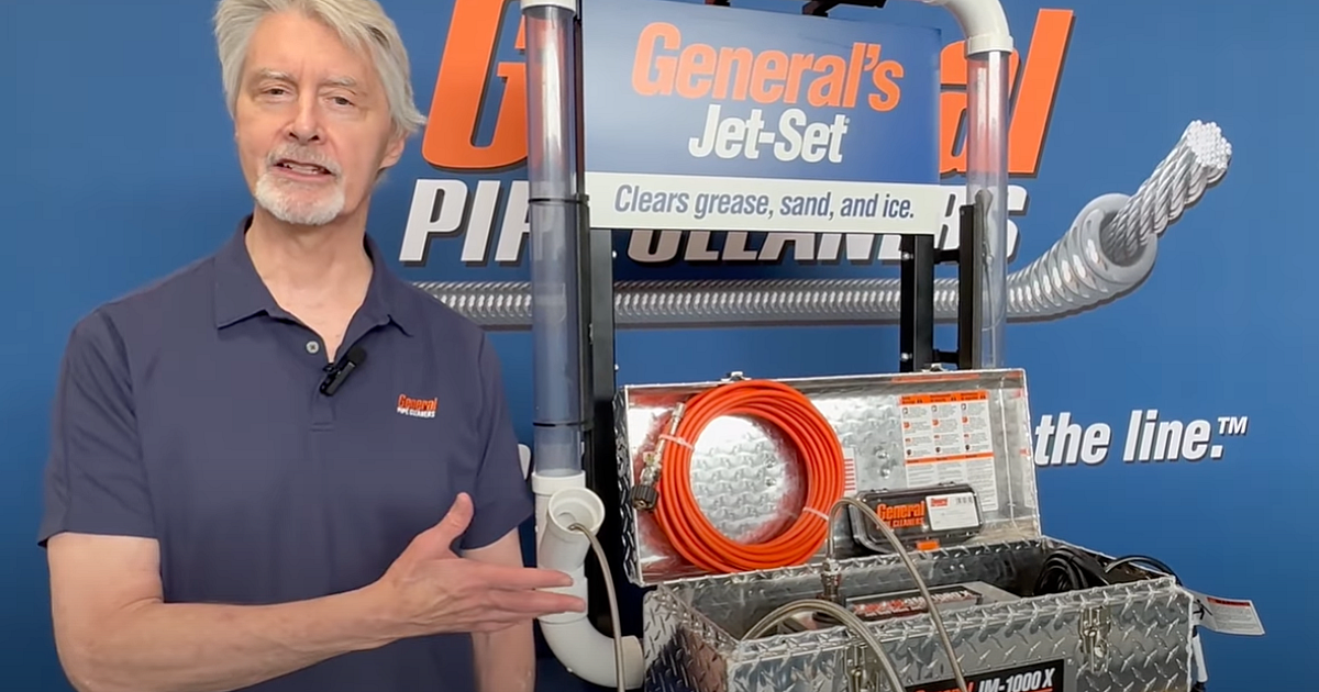 Compact Water Jetter Clears Grease, Sand and Ice | Plumber