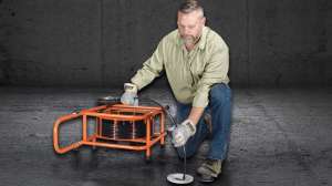 Flexi Rooter in action Gray Background