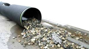 Rocks In Pipe