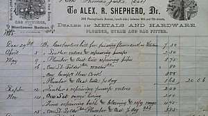 Alex Shepherd Plumber Invoice