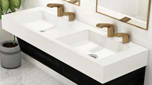 Bradley corp verge soap dispenser and faucet