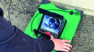 Fiberscope miniflex pumbing camera