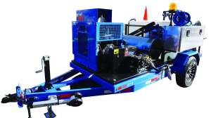 Hotjet usa turbo diesel trailer jetter