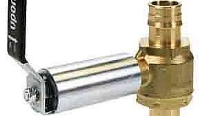 Uponor Propex Brass Ball Valve Stem Small