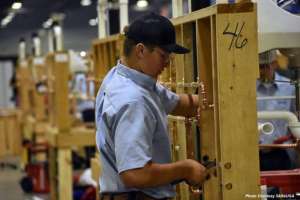 2024 Skills USA Plumbing Championship Competitor Working 768x512