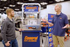 Video electric v gas jetters