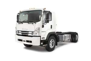 Isuzuftr driverthreequarterview