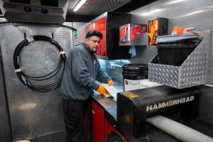 Take a Look at a Lining Truck Optimized for Efficiency