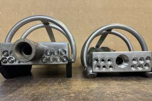 KEG Floor Cleaner Skids front view