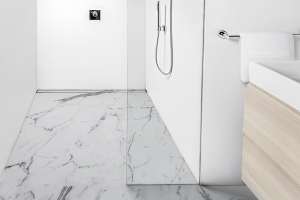 Open concept shower