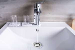 Pop Down Sink Drain Adobe Stock 308260544 PC Horizontal