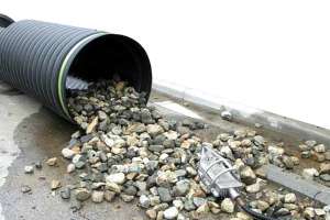 Rocks In Pipe