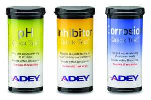 Adey quick test water strip pots