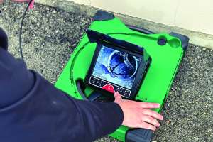 Fiberscope miniflex pumbing camera