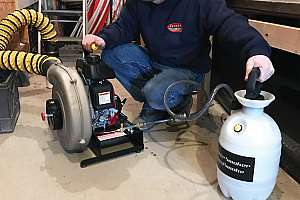 Plumbing Contractor Goes to Smoke Machine to Find the Leaks