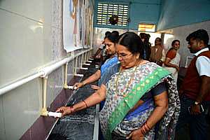 Indian Teachers Using New Handwash Small