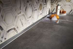 Infinity drain site sizable low profile linear drain