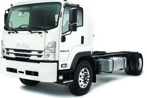 Isuzuftr driverthreequarterview