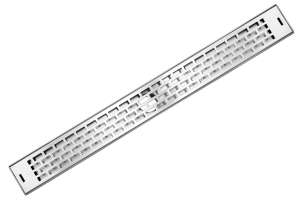 Luxe linear drains subway