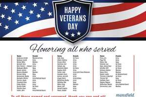 Mandfield plumbing veterans day