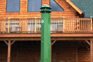 Pagoda vent septic vents