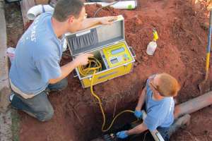 Plumber Uses Pipe Bursting Method to Repair Broken Line for Customers