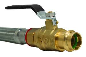 Quickfitting water heater connectors
