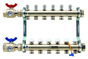 Rehau pro balance 1 1 4 inch stainless steel manifolds