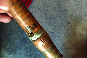 Split Copper Pipe Removed 2016 02 14 12 40 17