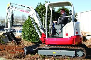 Takeuchi tb335r compact excavator