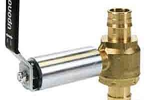 Uponor Propex Brass Ball Valve Stem Small