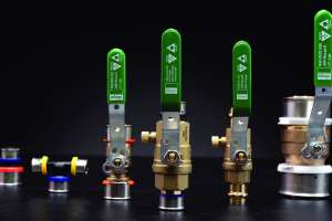Viega brass ball valves