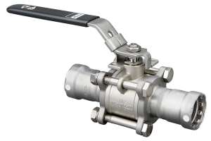 Viega megapress three piece ball valve 2