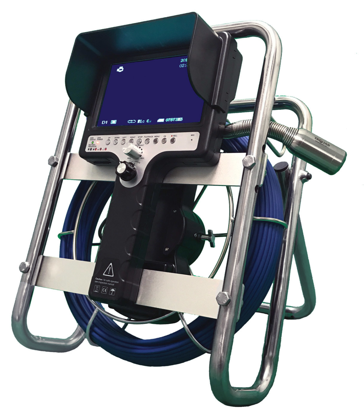 Drainline TV Inspection Cameras - Trojan Worldwide C100-512SL