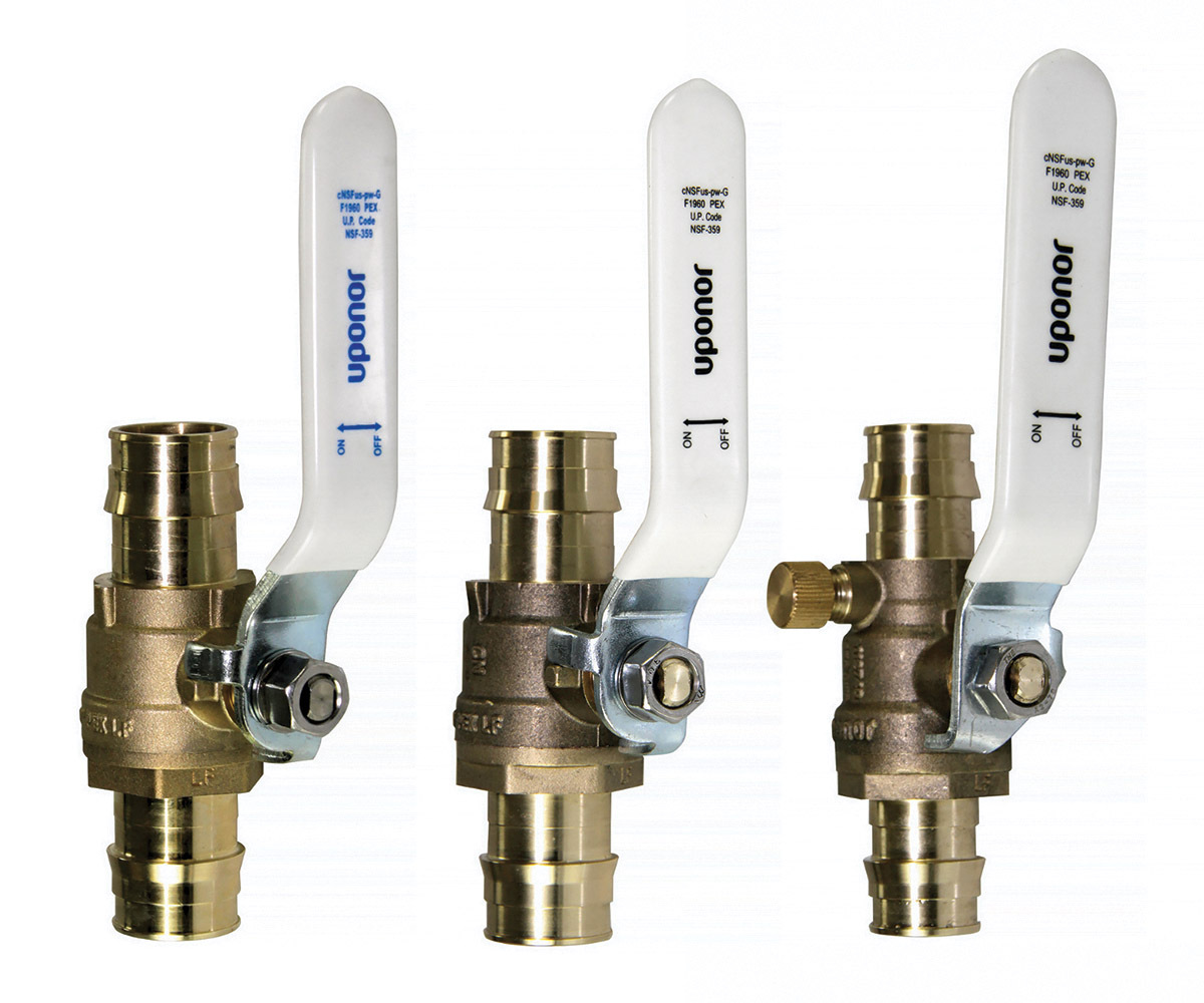 Uponor propex ball valves