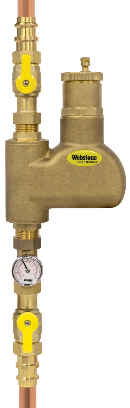 Valves - Webstone, a brand of NIBCO, vertical mount air separator